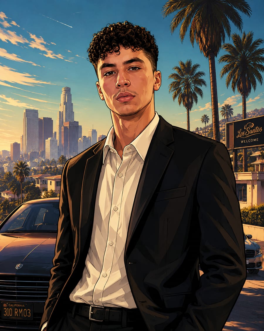 Hamza K, curator of the collection